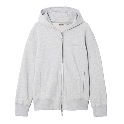 Light Grey Marl - Front - Ellesse Mens Kalvini Full Zip Hoodie