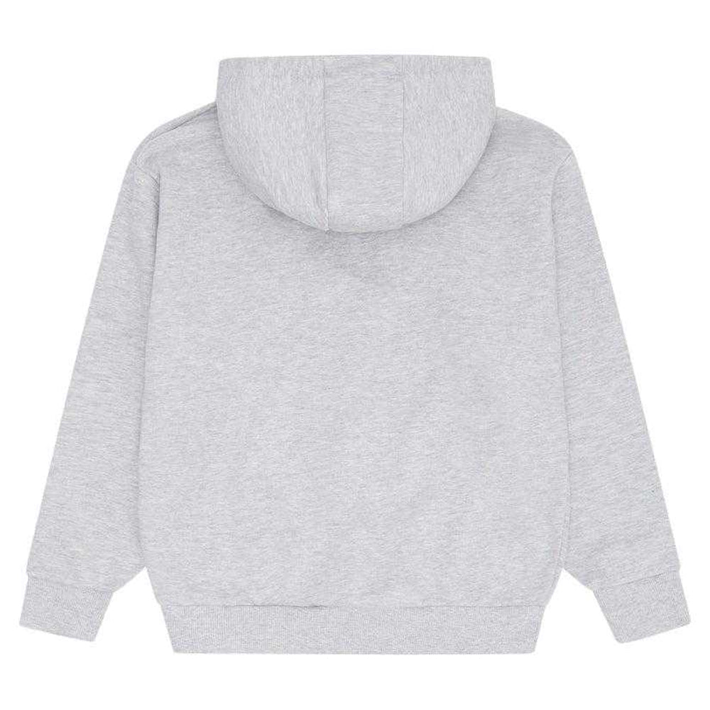 Grey Marl - Back - Miss Kick Girls Karaline Hoodie