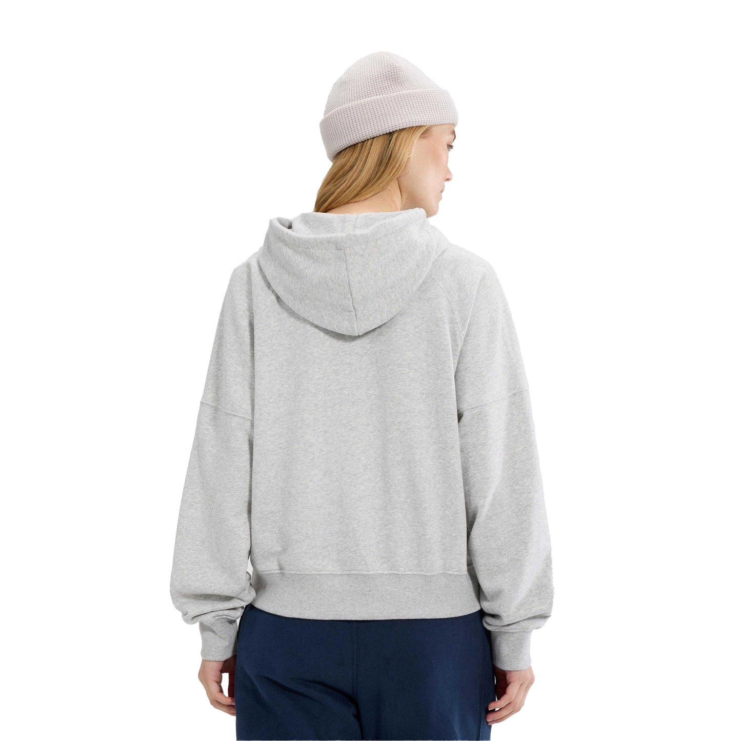 Light Grey Marl - Back - Ellesse Womens-Ladies Liscia Hoodie
