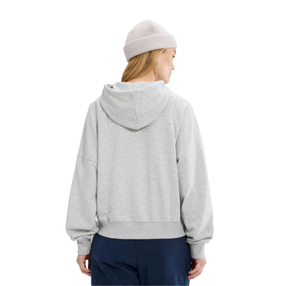 Light Grey Marl - Back - Ellesse Womens-Ladies Liscia Hoodie