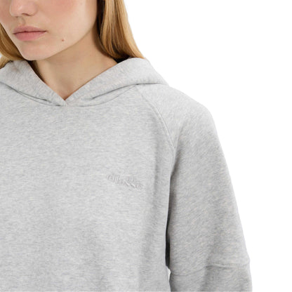 Light Grey Marl - Side - Ellesse Womens-Ladies Liscia Hoodie