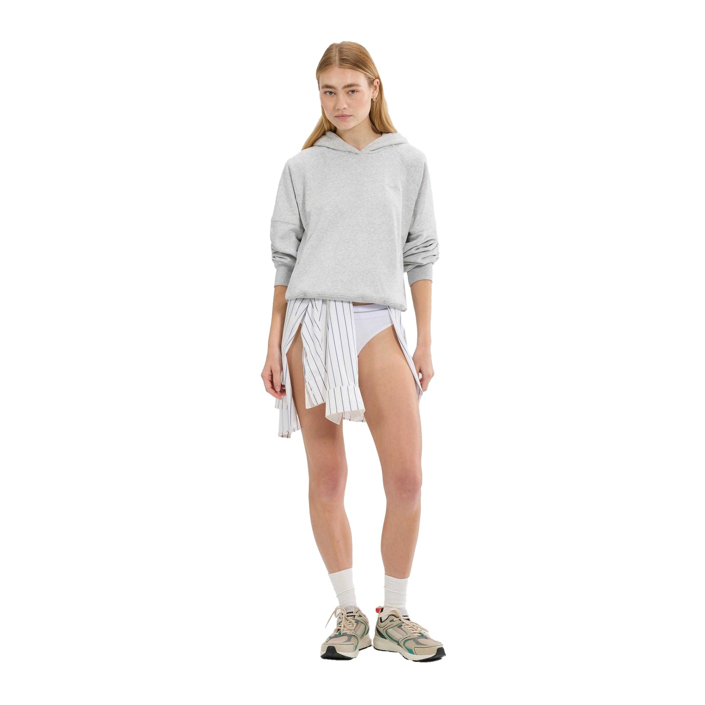 Light Grey Marl - Lifestyle - Ellesse Womens-Ladies Liscia Hoodie