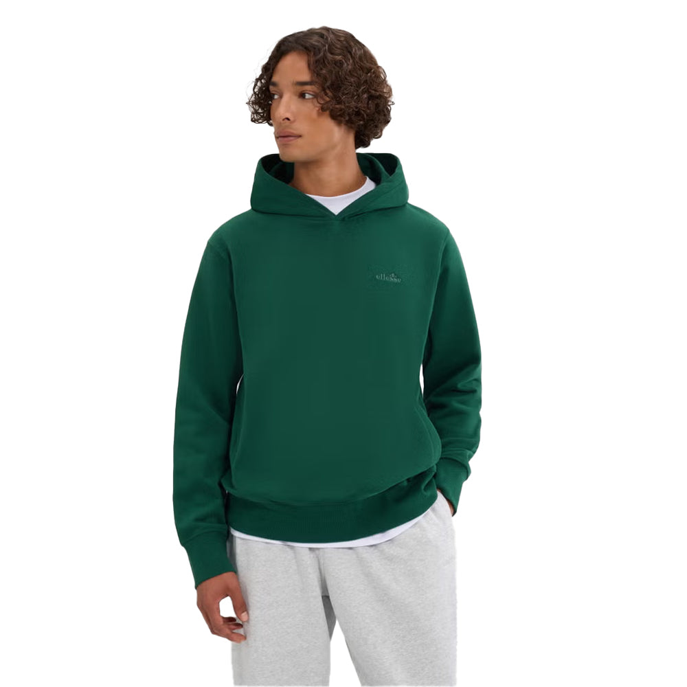 Dark Green - Side - Ellesse Mens Madone Hoodie