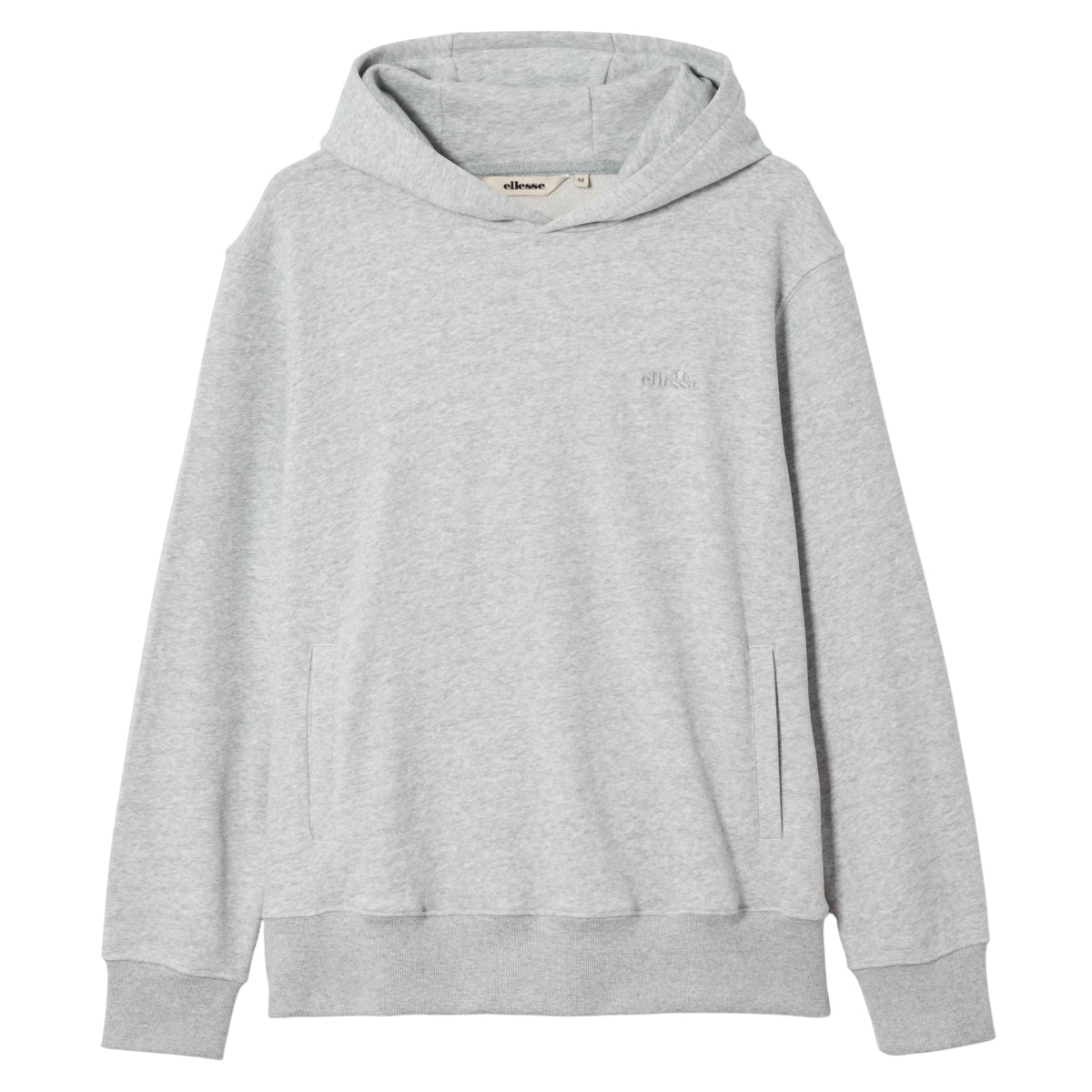 Light Grey Marl - Front - Ellesse Mens Madone Hoodie