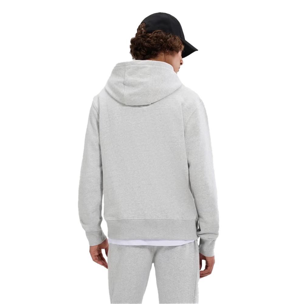 Light Grey Marl - Back - Ellesse Mens Madone Hoodie