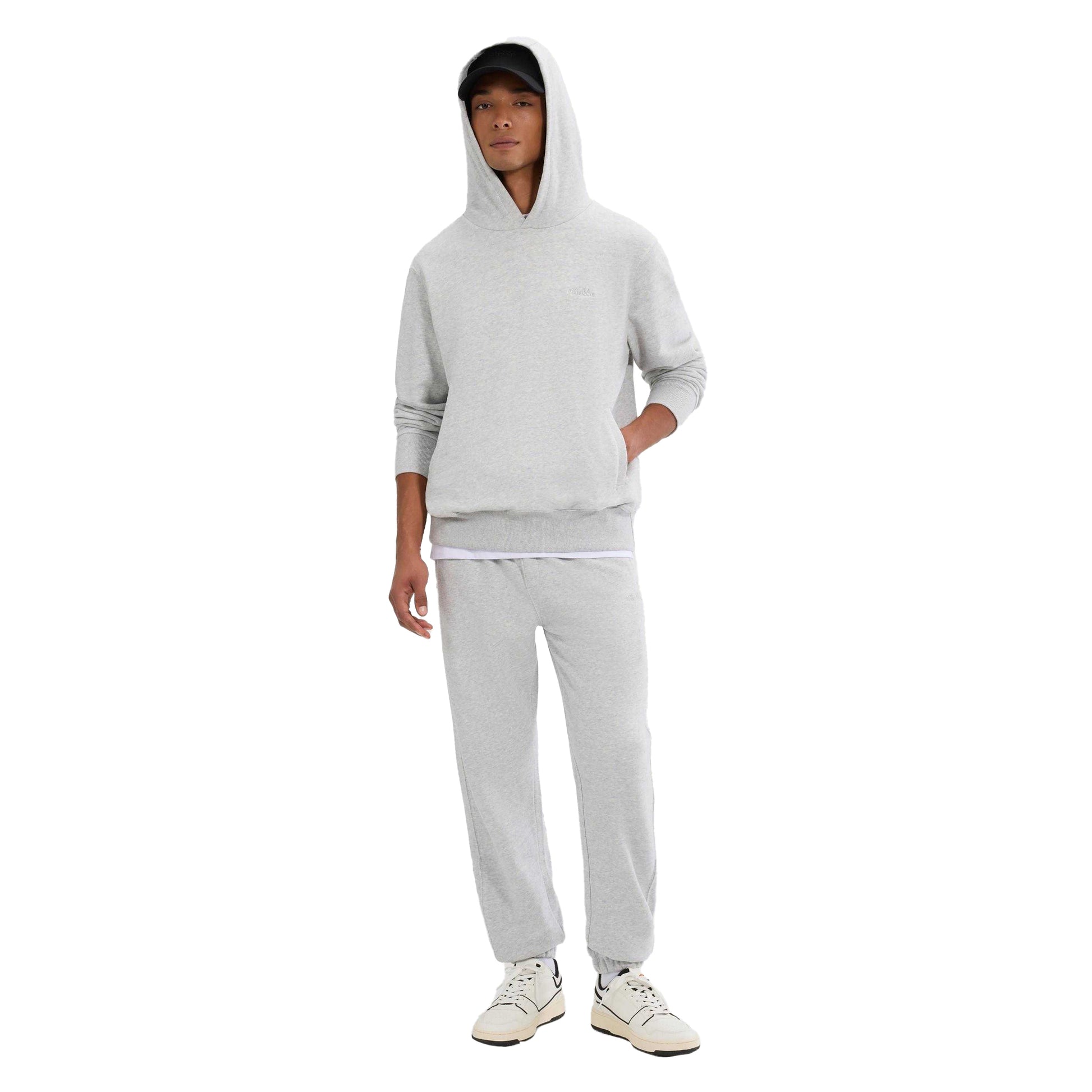 Light Grey Marl - Lifestyle - Ellesse Mens Madone Hoodie