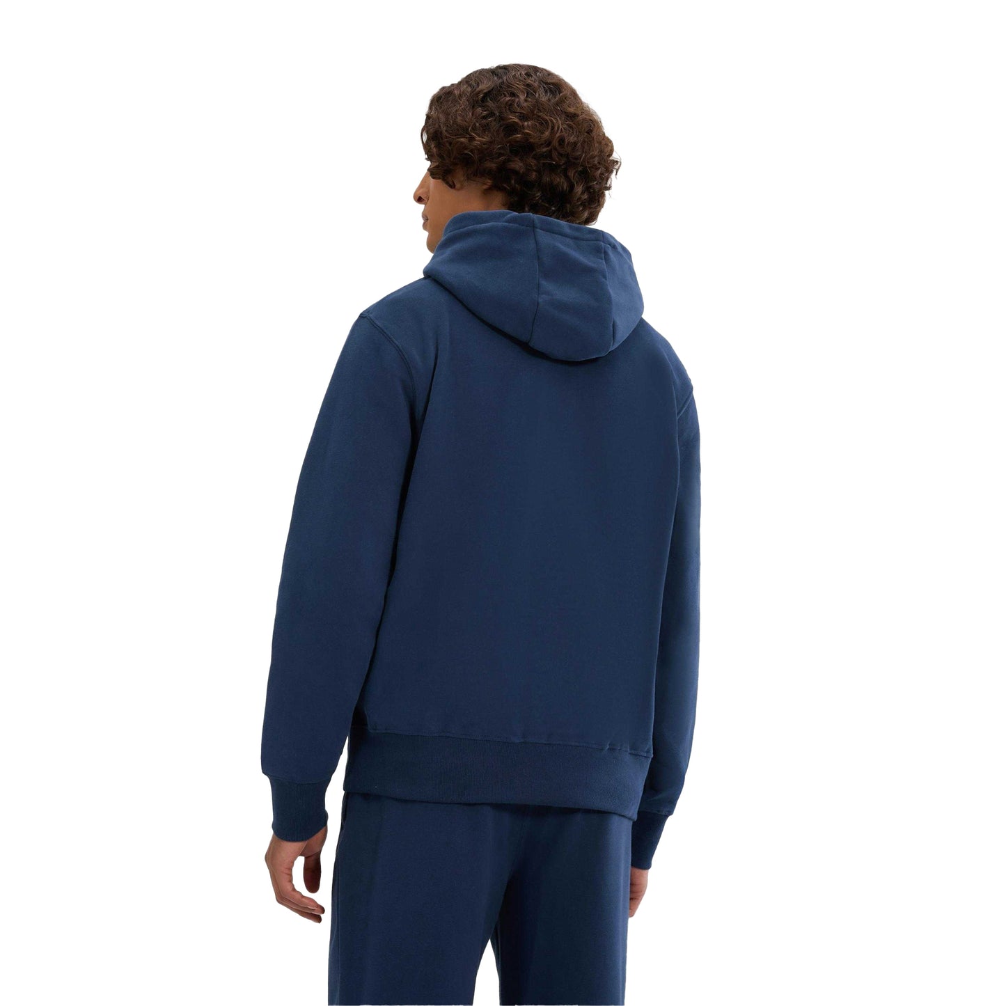 Navy - Back - Ellesse Mens Madone Hoodie