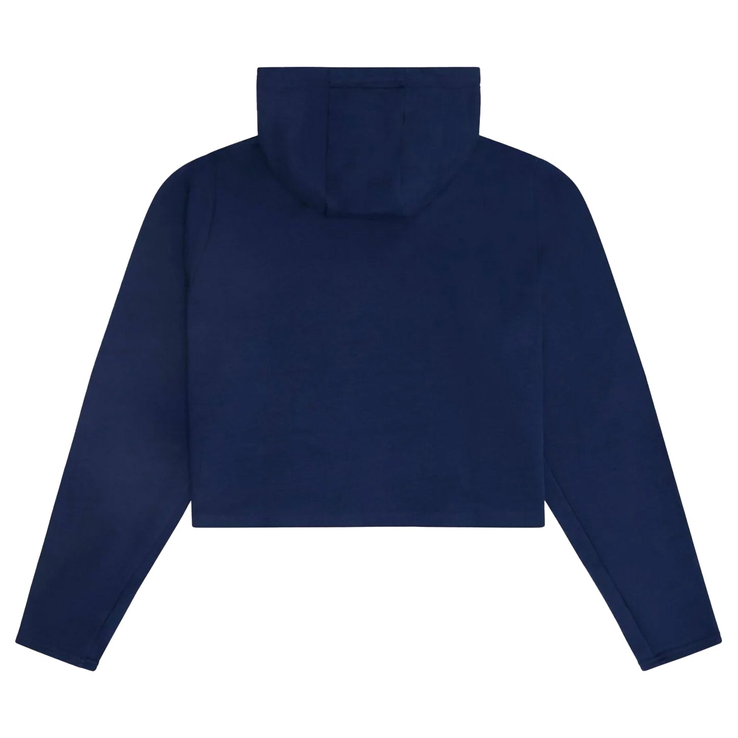 Navy - Back - Ellesse Womens-Ladies Neise Cropped Hoodie