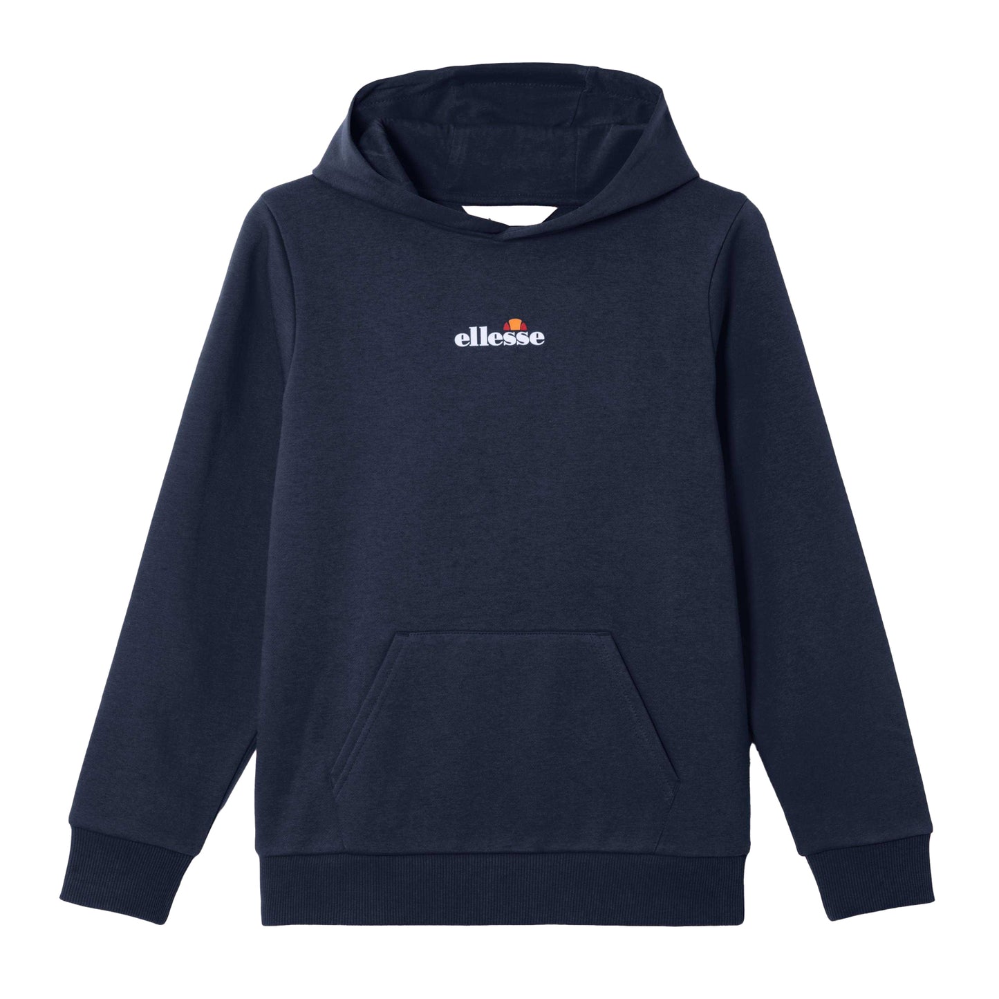 Navy - Front - Ellesse Boys Otternere 2 Hoodie