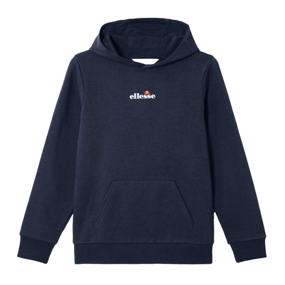 Navy - Front - Ellesse Boys Otternere 2 Hoodie
