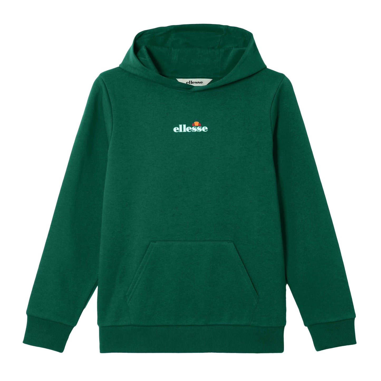 Dark Green - Front - Ellesse Boys Otternere 2 Hoodie