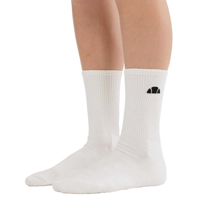 Multicoloured - Side - Ellesse Womens-Ladies Sepino Crew Socks (Pack of 3)