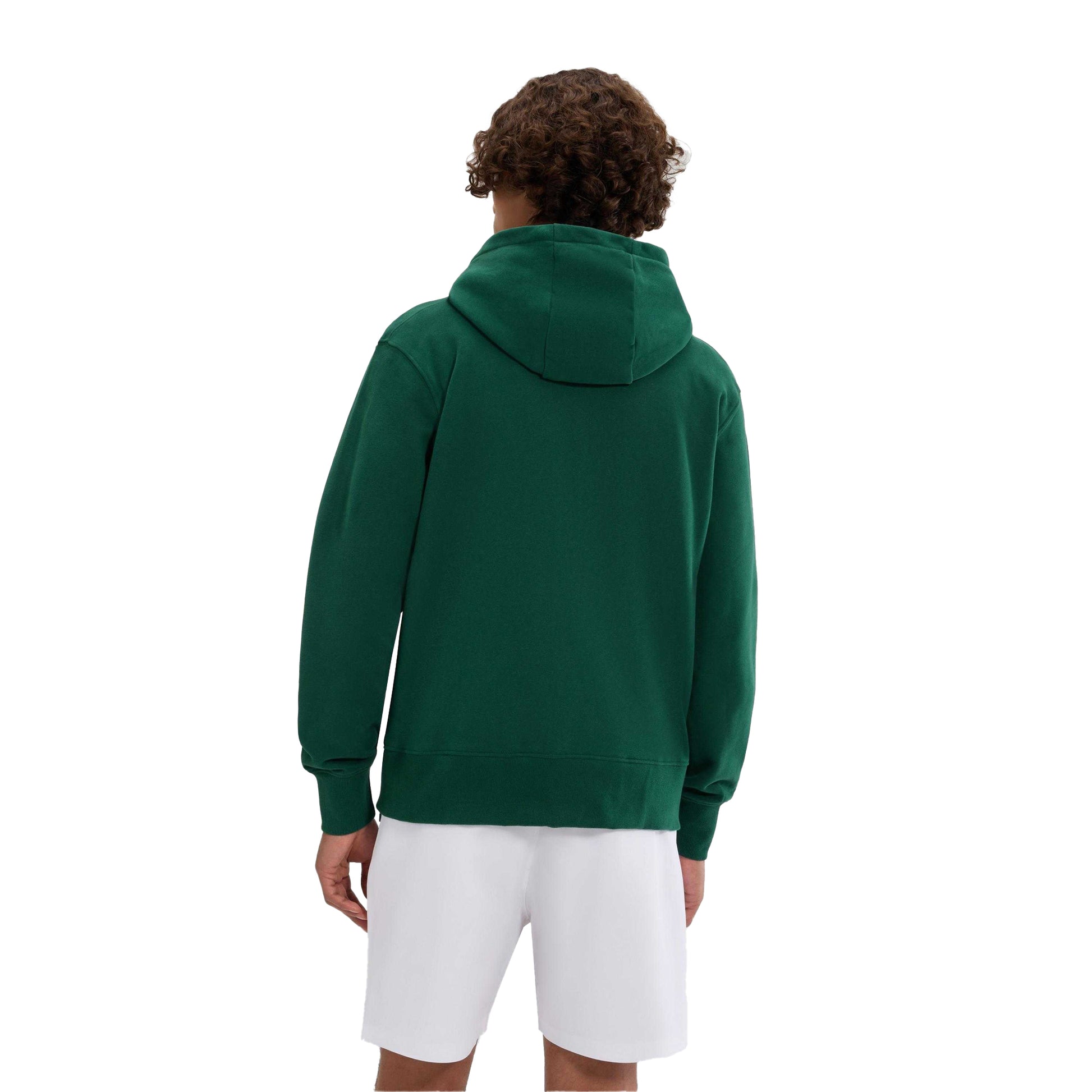 Dark Green - Back - Ellesse Mens Taurasi Full Zip Hoodie