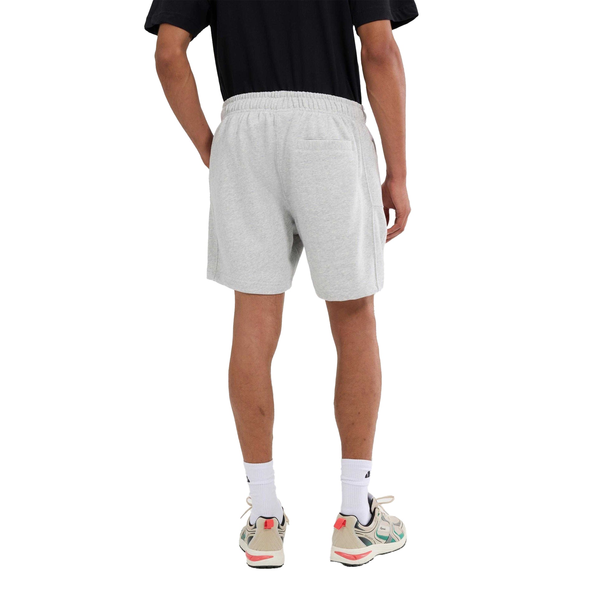 Light Grey Marl - Back - Ellesse Mens Zanica Shorts