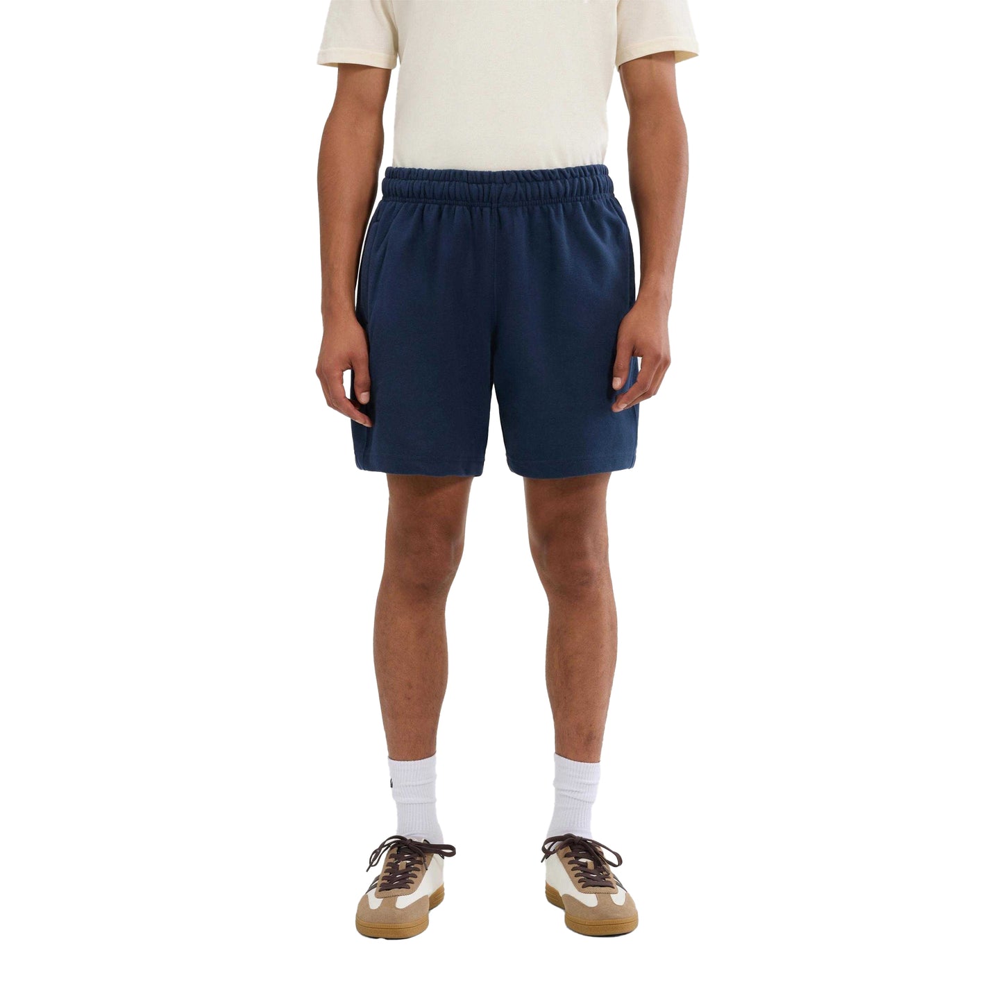 Navy - Side - Ellesse Mens Zanica Shorts