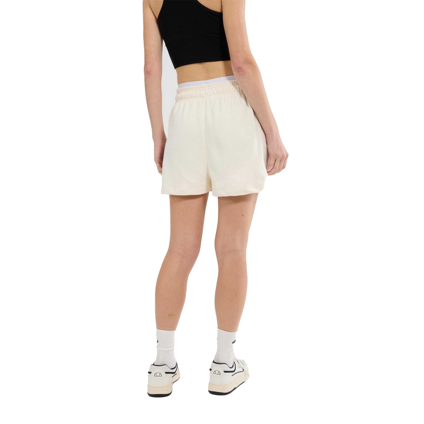 Off White - Back - Ellesse Womens-Ladies Altilia Shorts