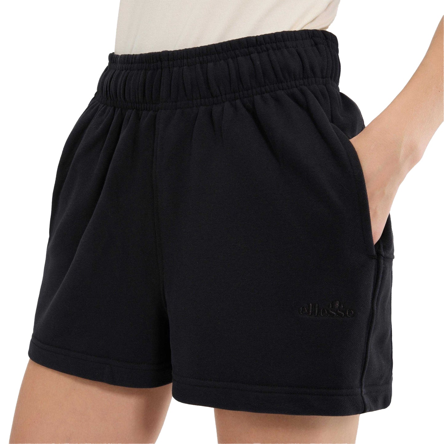 Black - Side - Ellesse Womens-Ladies Altilia Shorts