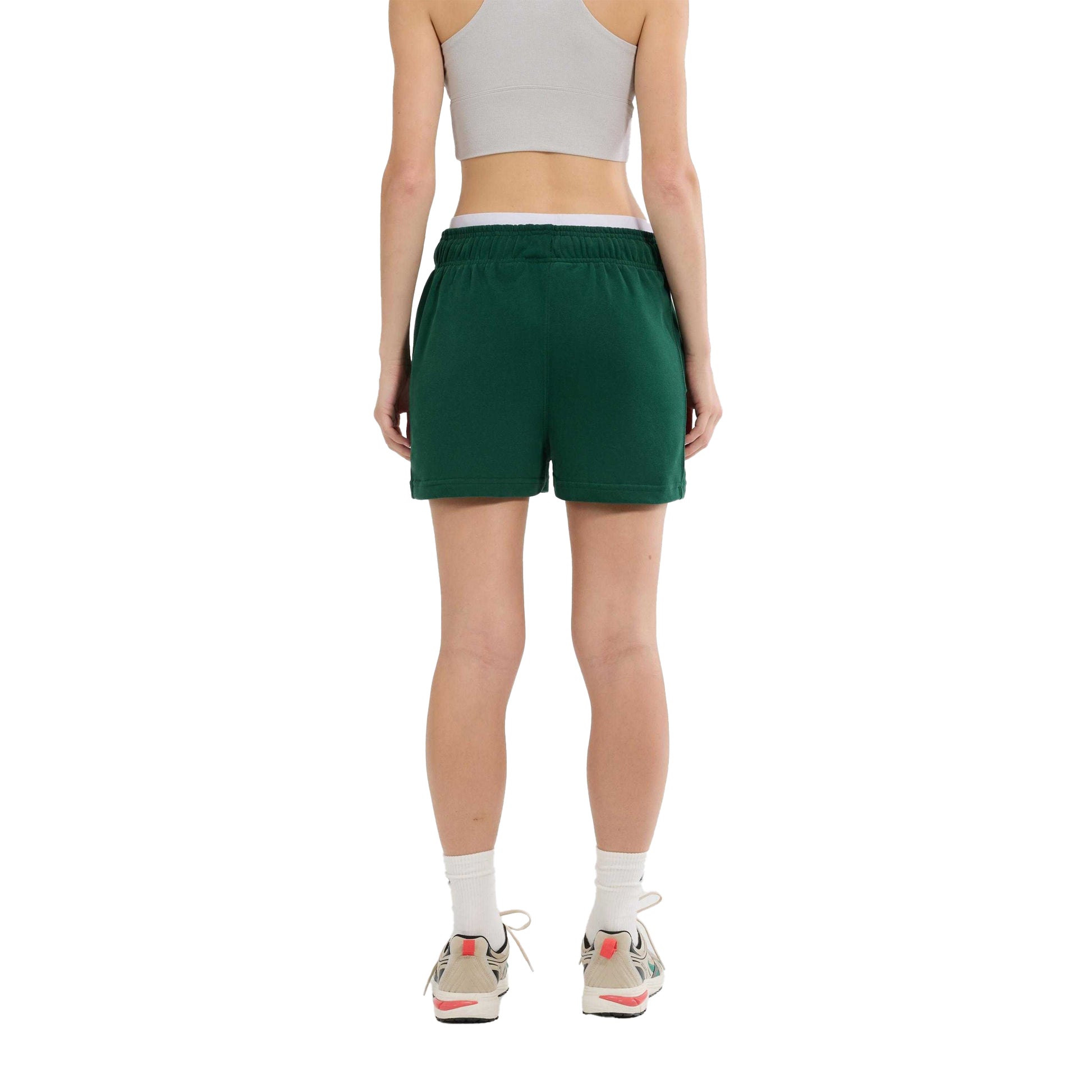 Dark Green - Back - Ellesse Womens-Ladies Altilia Shorts