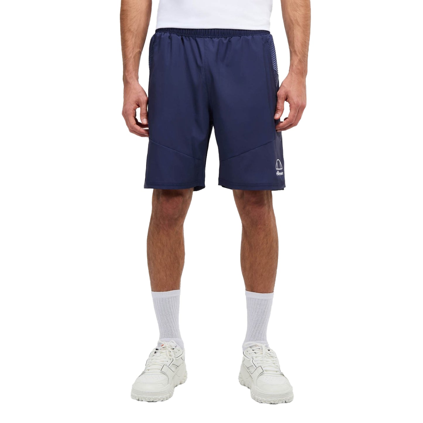 Navy - Side - Ellesse Mens Belliso Shorts