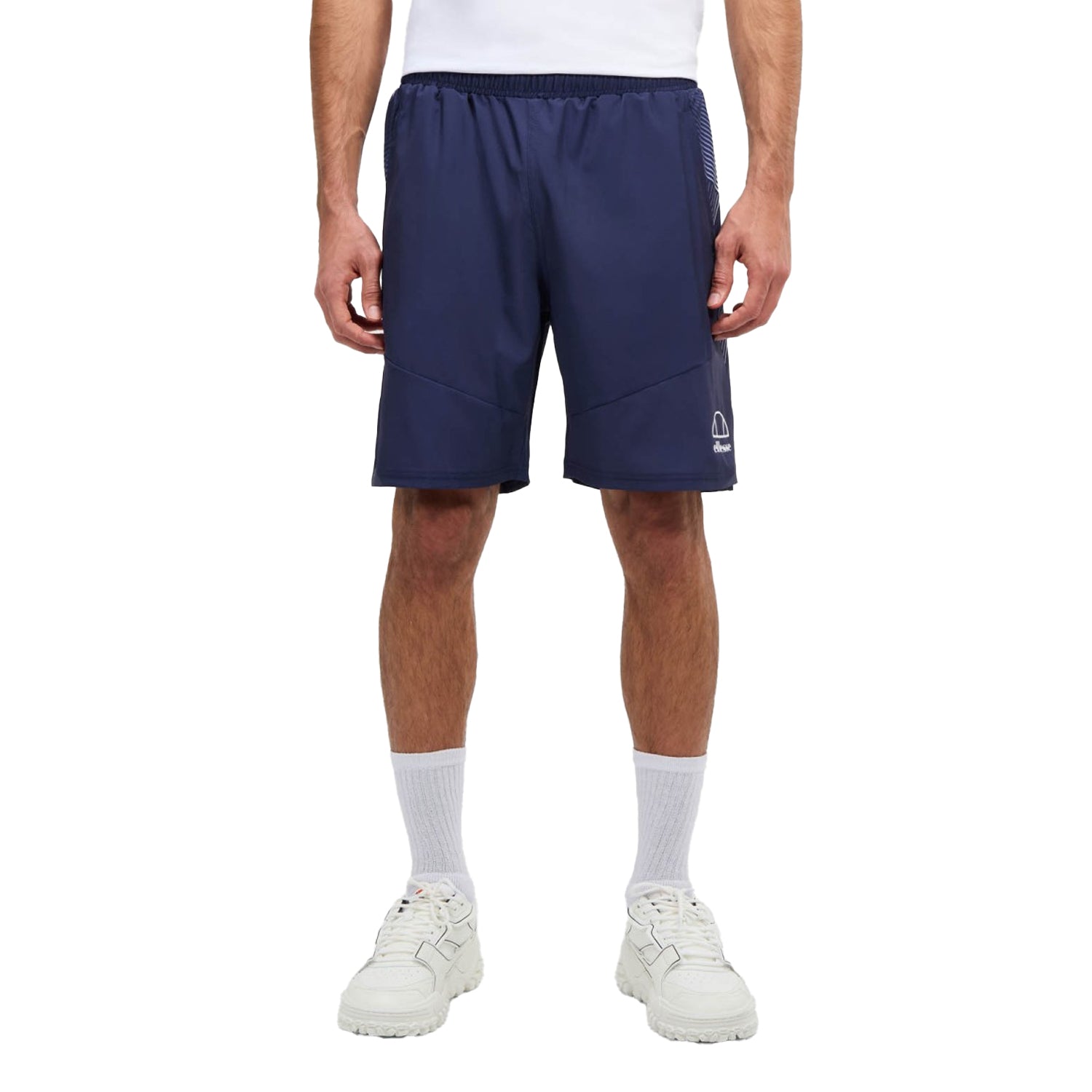 Navy - Side - Ellesse Mens Belliso Shorts