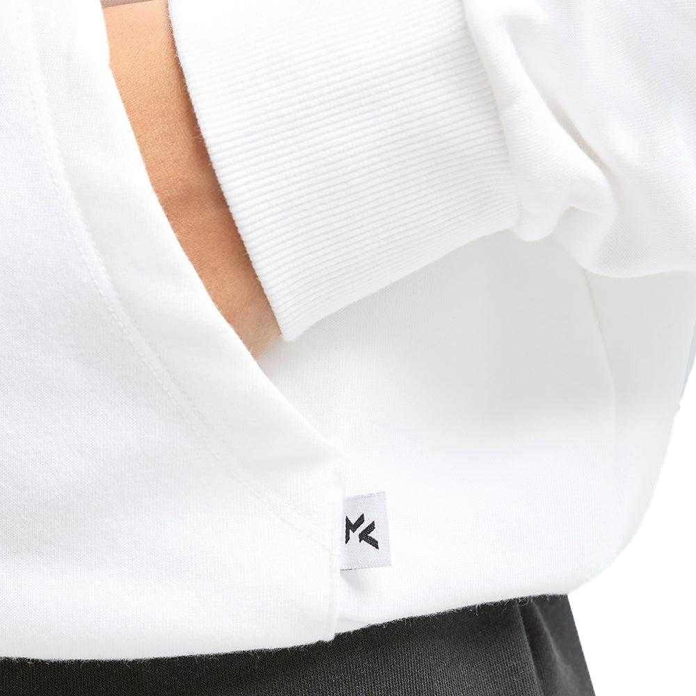 White - Side - Miss Kick Womens-Ladies Bethan Hoodie