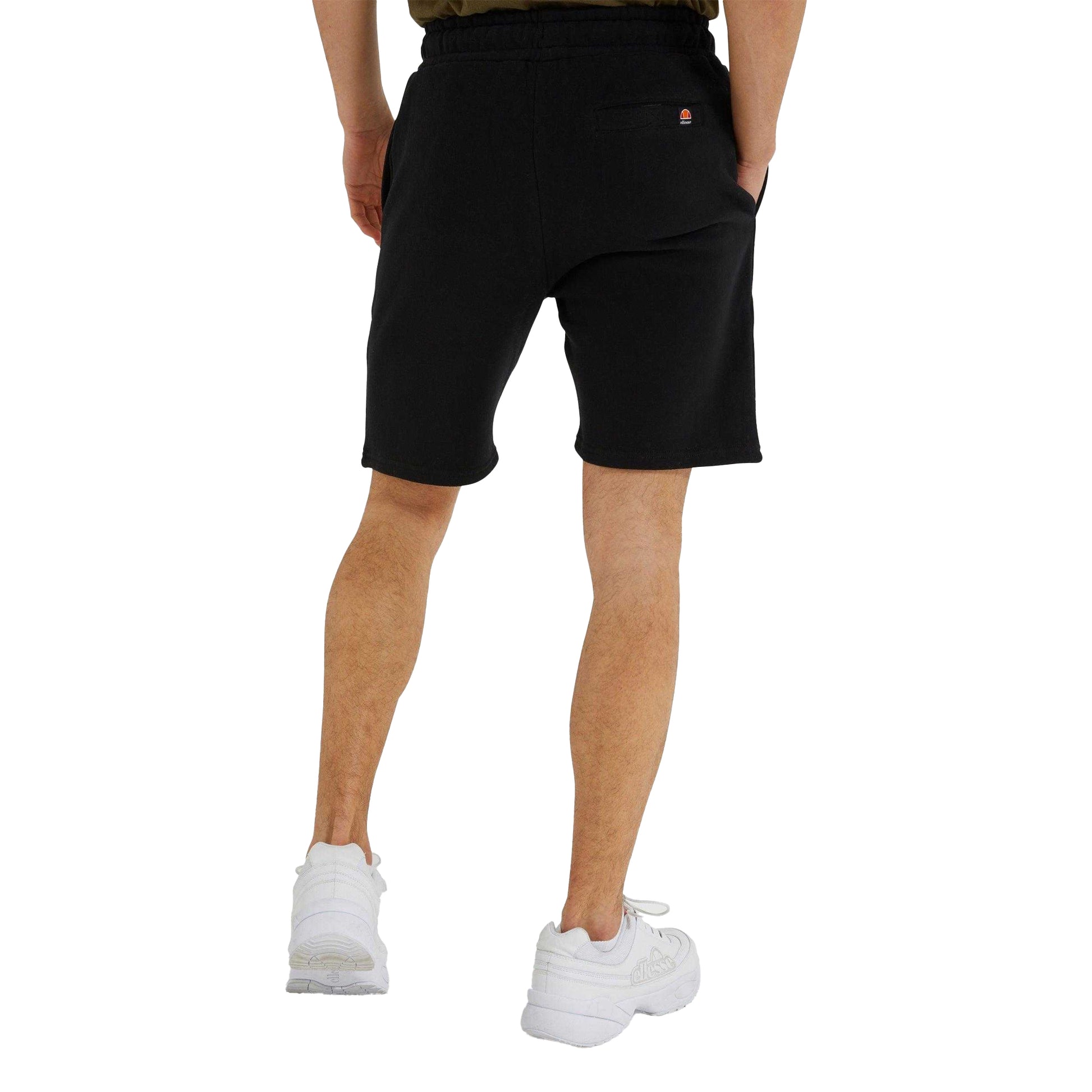 Black - Back - Ellesse Mens Bossini Fleece Shorts