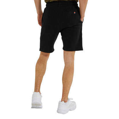 Black - Back - Ellesse Mens Bossini Fleece Shorts