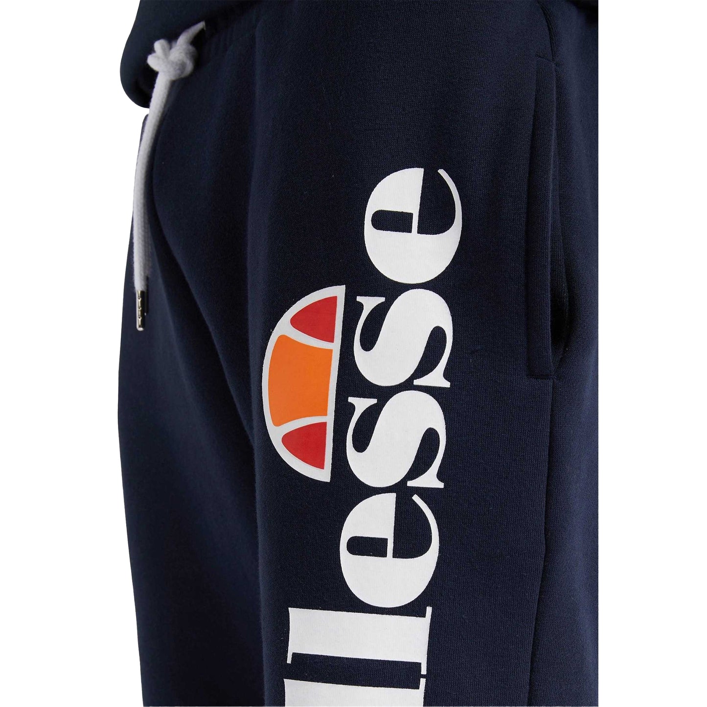Navy - Side - Ellesse Mens Bossini Fleece Shorts