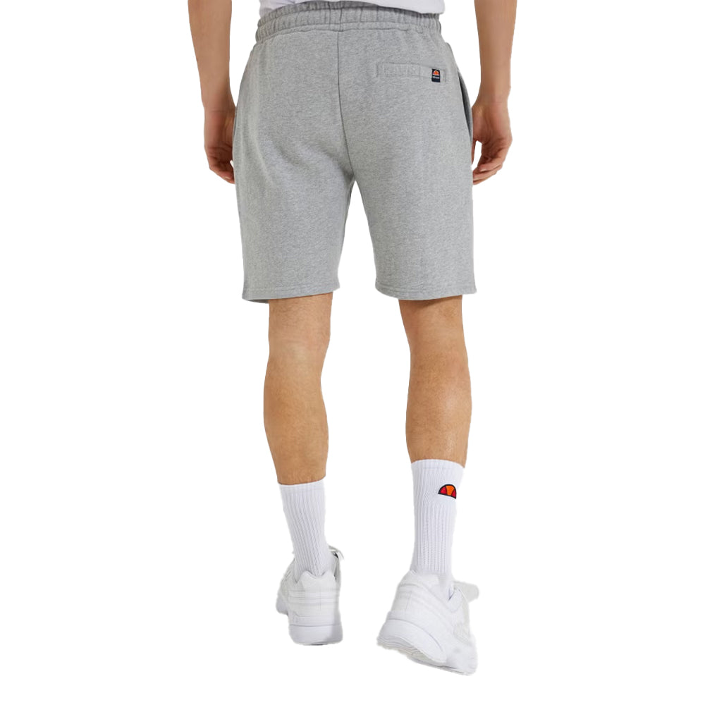 Grey Marl - Side - Ellesse Mens Bossini Fleece Shorts