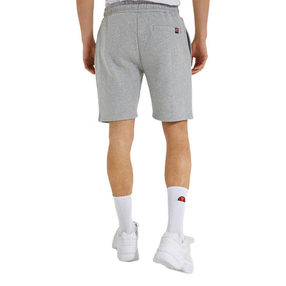 Grey Marl - Side - Ellesse Mens Bossini Fleece Shorts