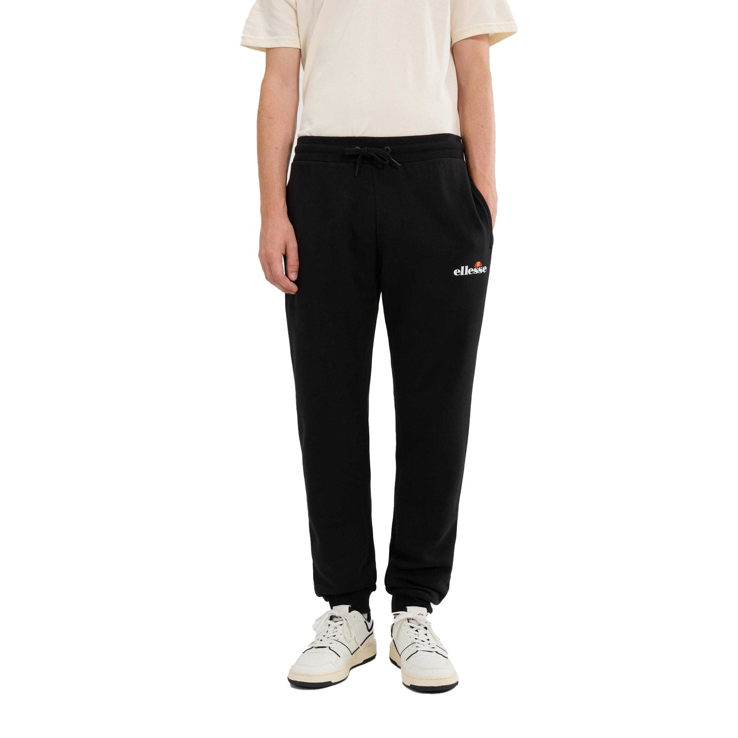 Black - Side - Ellesse Mens Cravo 2 Jogging Bottoms