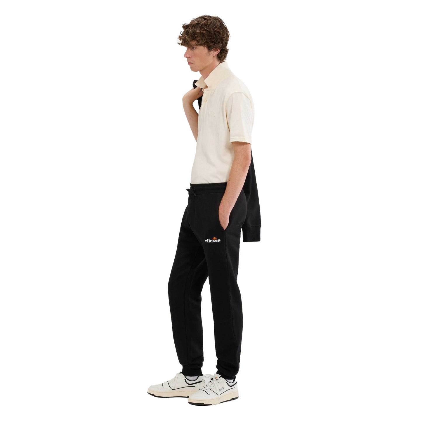 Black - Lifestyle - Ellesse Mens Cravo 2 Jogging Bottoms