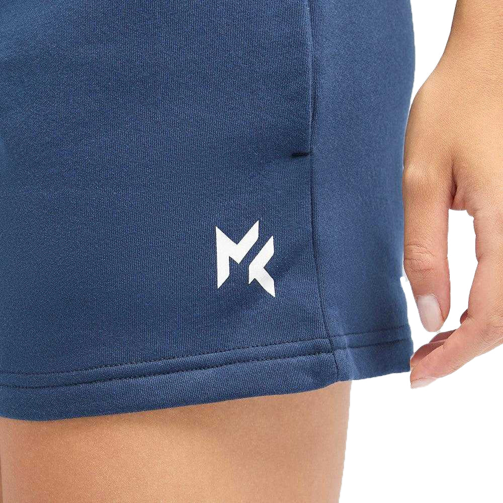 Navy - Side - Miss Kick Womens-Ladies Debby Core Shorts