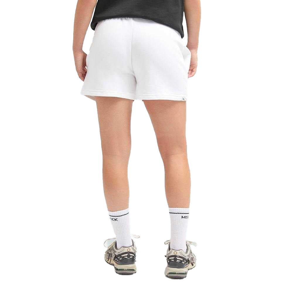 White - Back - Miss Kick Womens-Ladies Debby Core Shorts