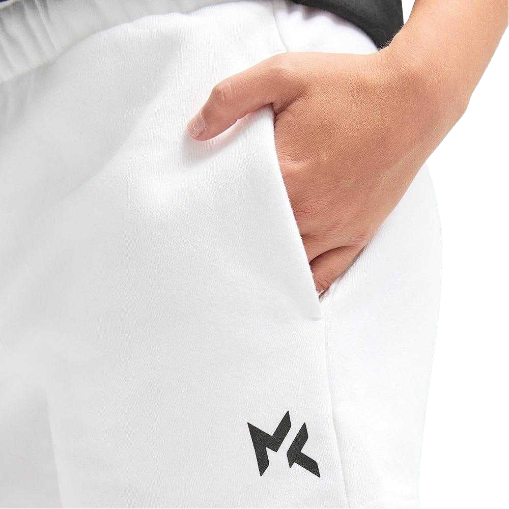 White - Side - Miss Kick Womens-Ladies Debby Core Shorts