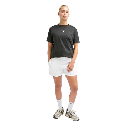 White - Lifestyle - Miss Kick Womens-Ladies Debby Core Shorts