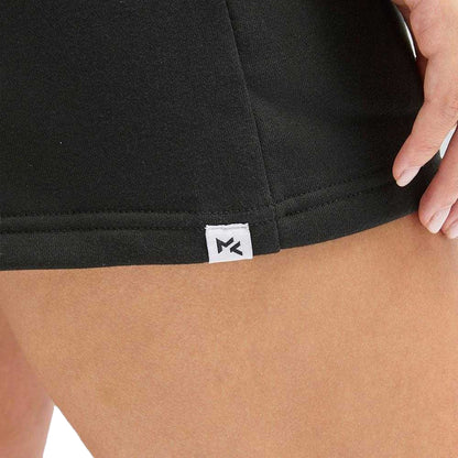 Black - Side - Miss Kick Womens-Ladies Debby Core Shorts