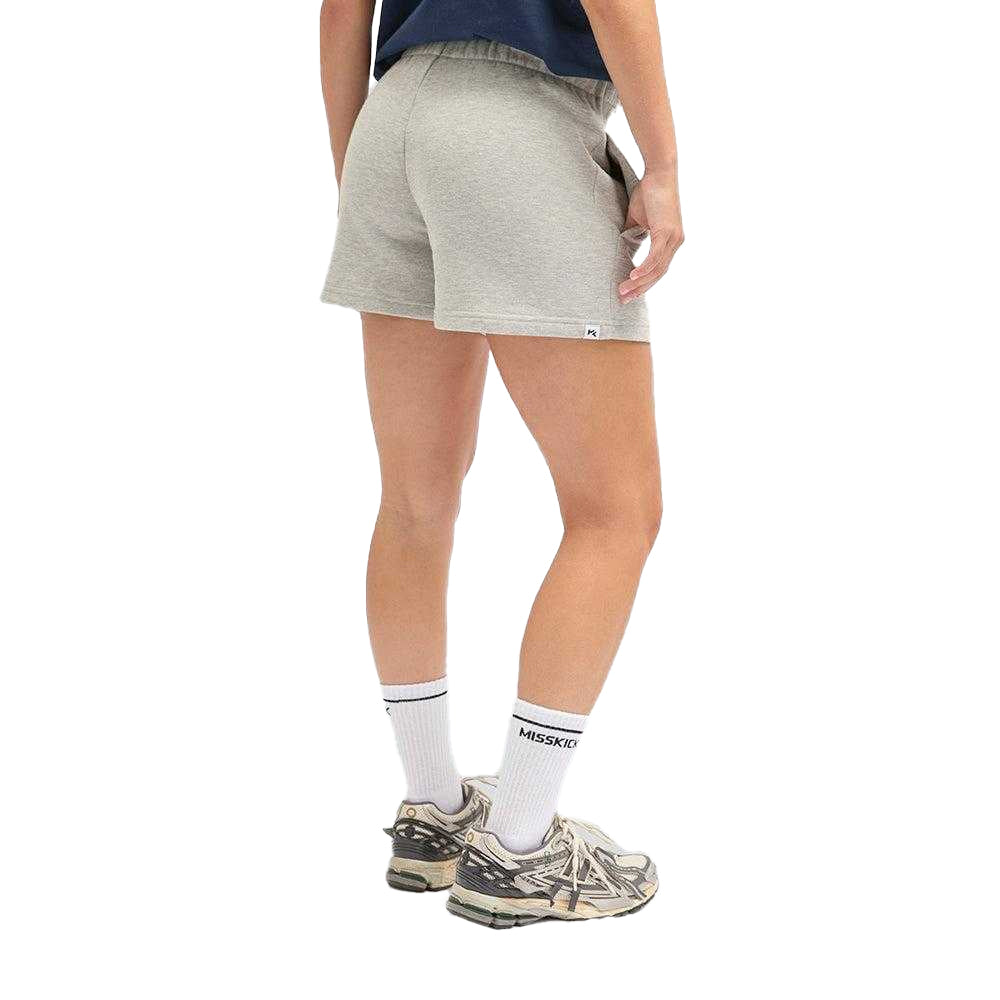 Grey Marl - Back - Miss Kick Womens-Ladies Debby Core Shorts