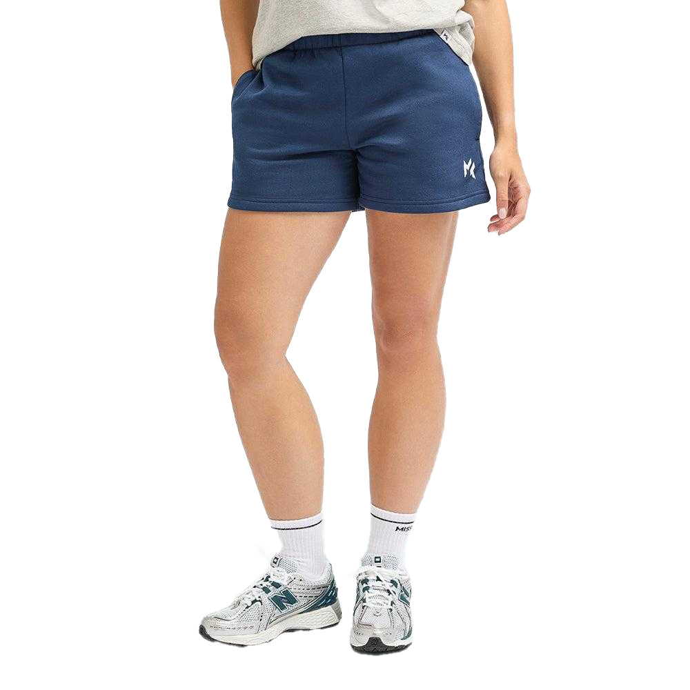Navy - Front - Miss Kick Womens-Ladies Debby Core Shorts