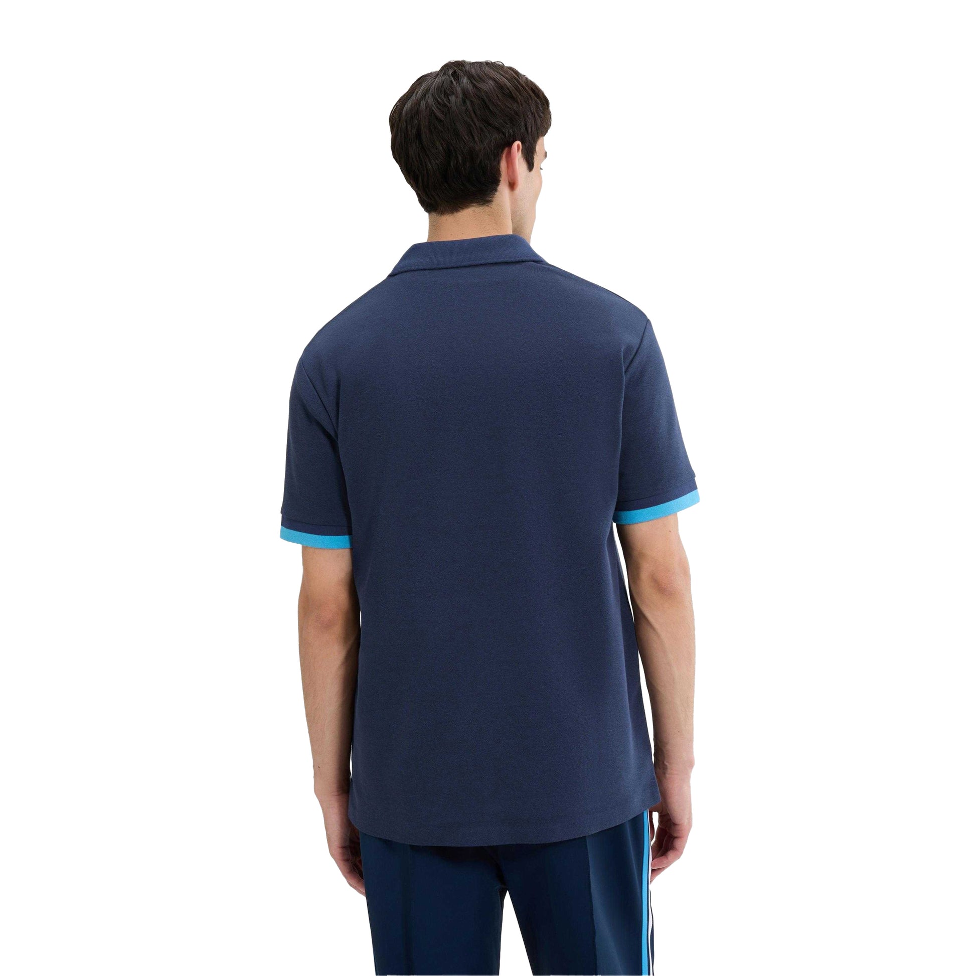 Navy - Back - Ellesse Mens Kelvias Polo Shirt