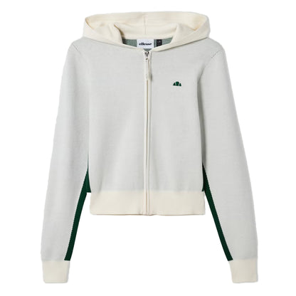 Off White - Front - Ellesse Womens-Ladies Laneisa Knitted Full Zip Hoodie