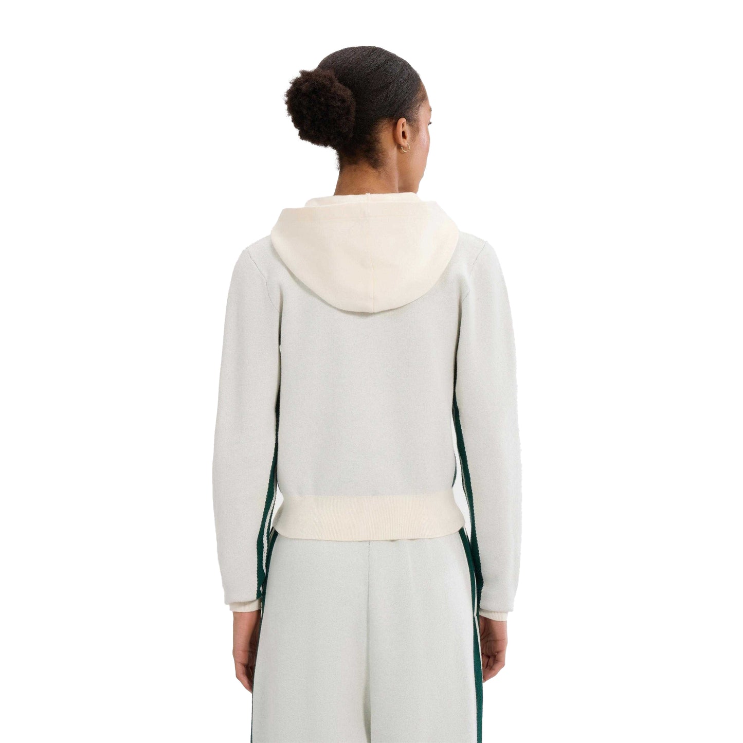Off White - Back - Ellesse Womens-Ladies Laneisa Knitted Full Zip Hoodie