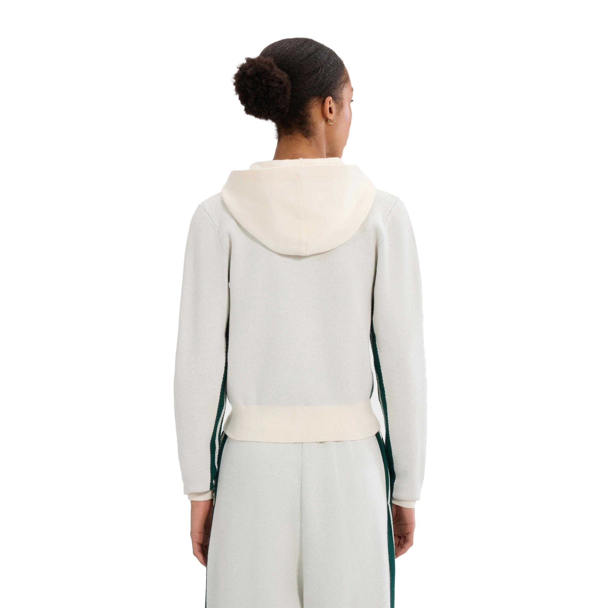 Off White - Back - Ellesse Womens-Ladies Laneisa Knitted Full Zip Hoodie