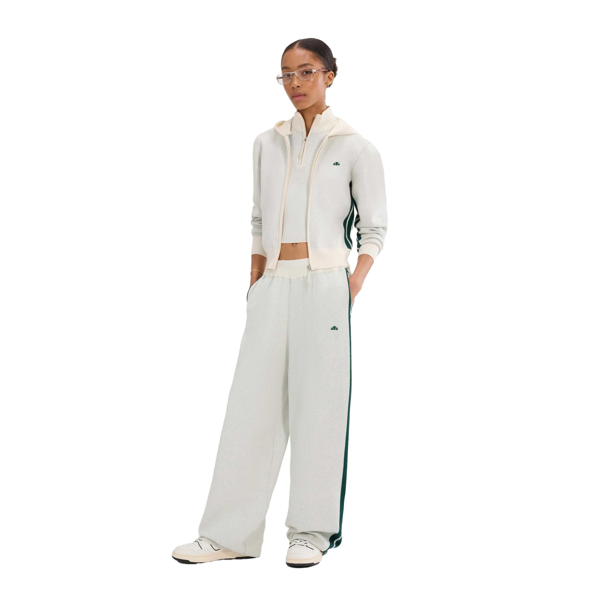 Off White - Lifestyle - Ellesse Womens-Ladies Laneisa Knitted Full Zip Hoodie