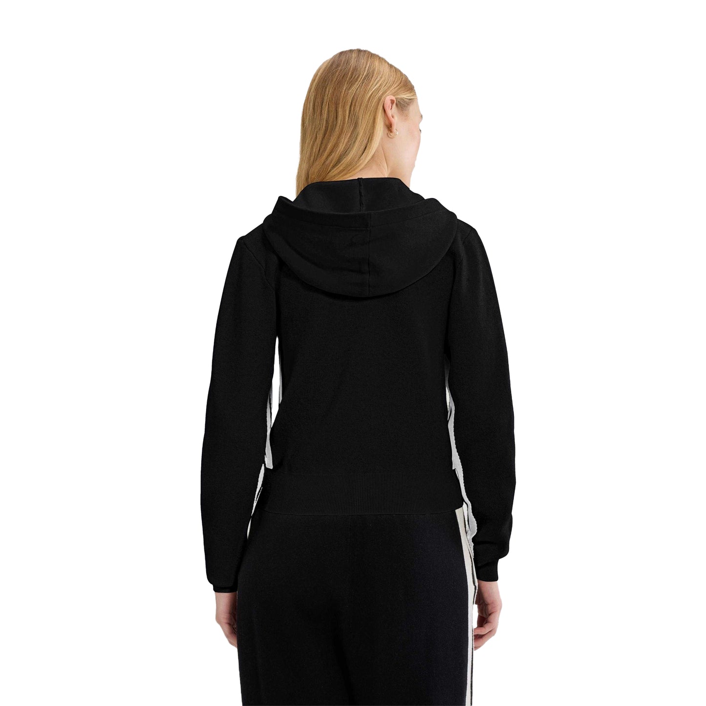 Black - Back - Ellesse Womens-Ladies Laneisa Knitted Full Zip Hoodie