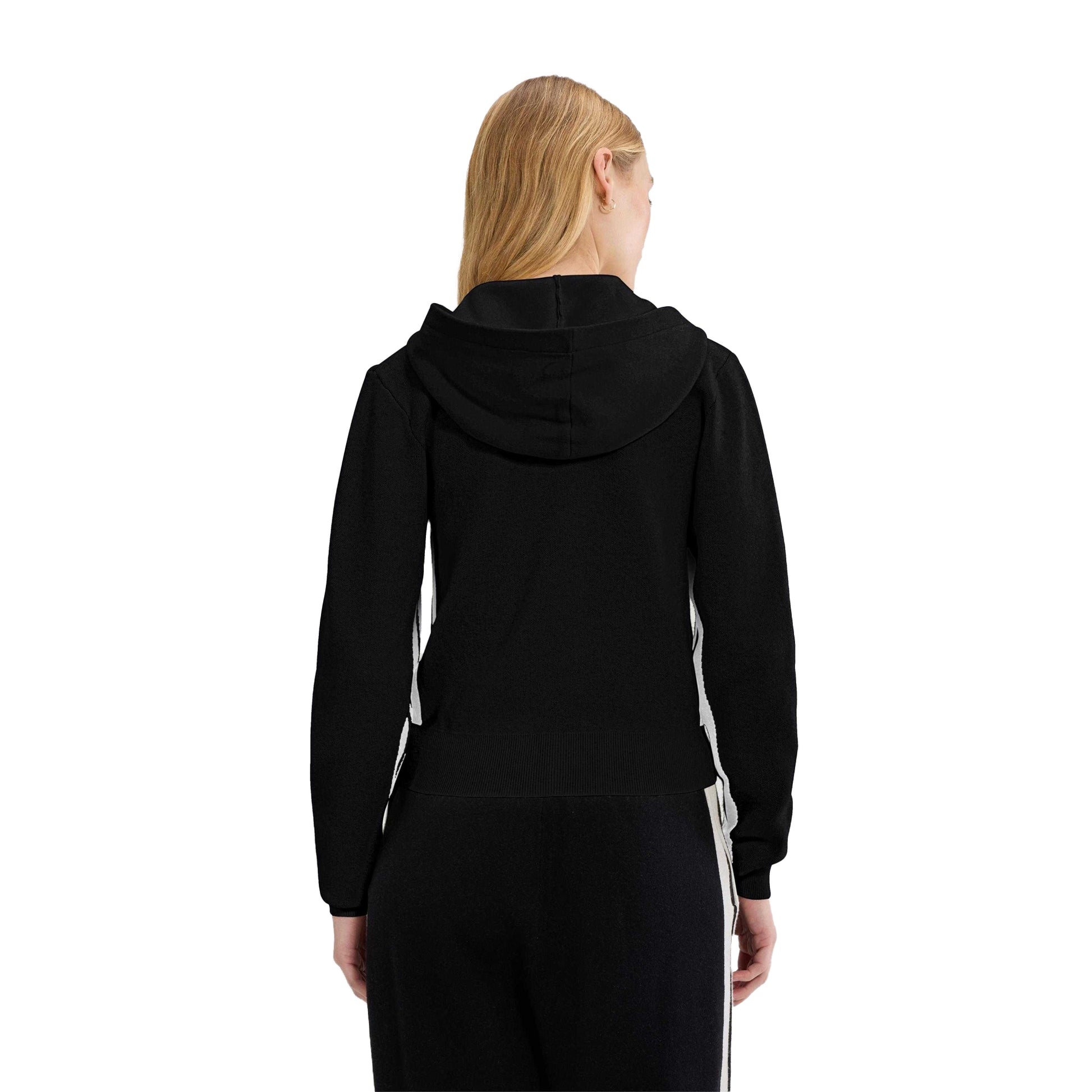 Black - Back - Ellesse Womens-Ladies Laneisa Knitted Full Zip Hoodie