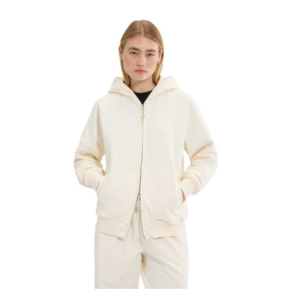 Off White - Front - Ellesse Womens-Ladies Pianella Full Zip Hoodie