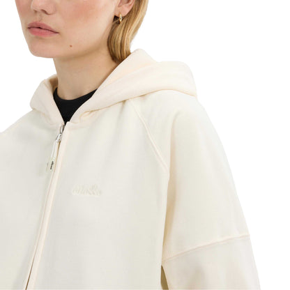 Off White - Side - Ellesse Womens-Ladies Pianella Full Zip Hoodie