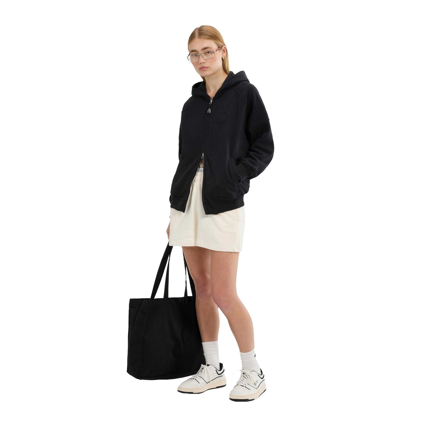 Black - Lifestyle - Ellesse Womens-Ladies Pianella Full Zip Hoodie