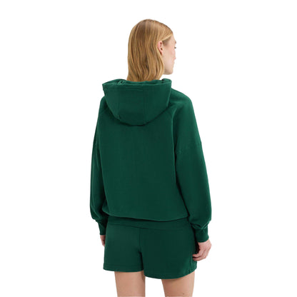 Dark Green - Back - Ellesse Womens-Ladies Pianella Full Zip Hoodie
